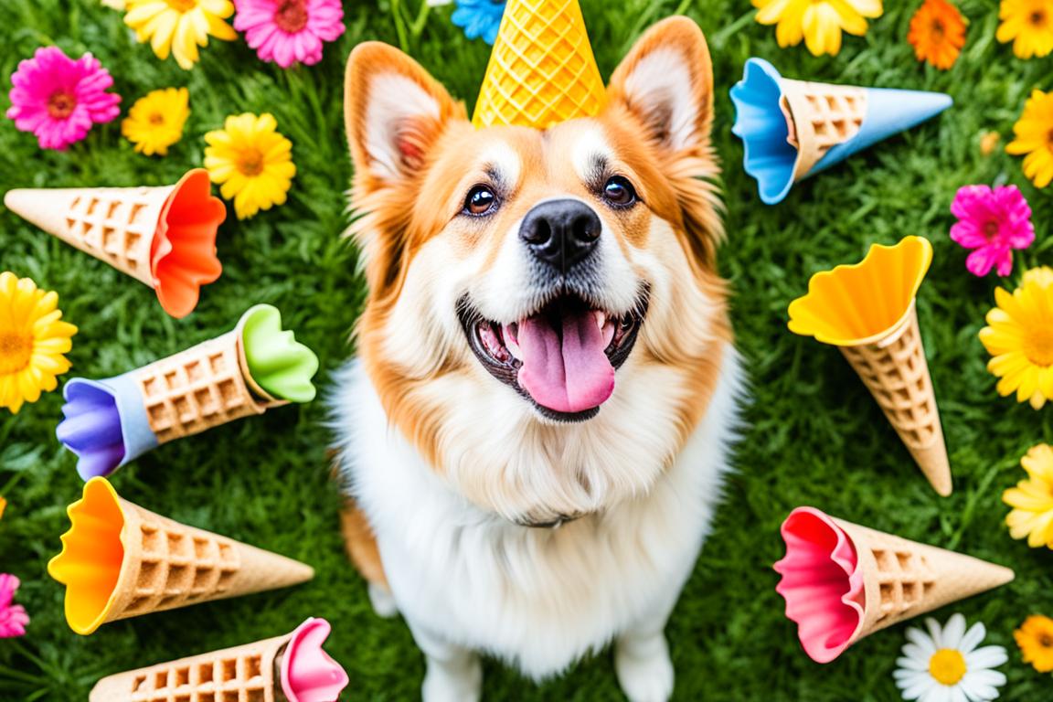 dog treat cones